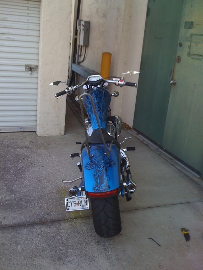 What if...Tall Sissy Bar that mounts like the Honda Low Honda Fury